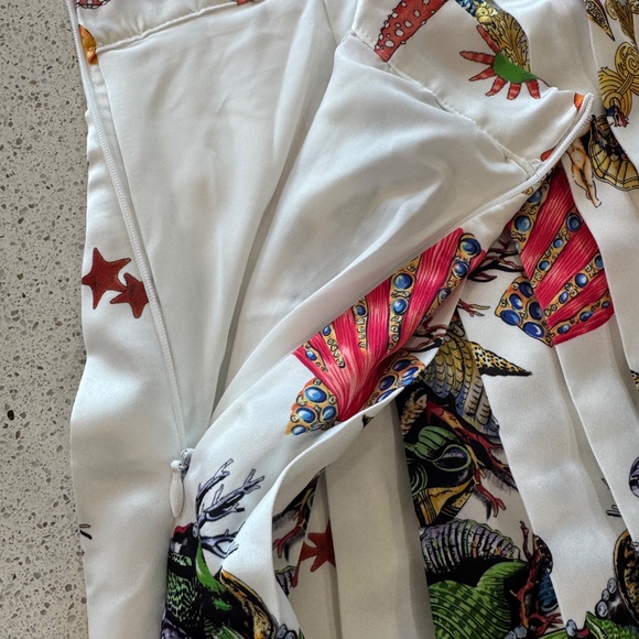 BurryCo Beach Tropical Skirt and blouse Top  Set Xsm-Sm  4 or 6 - Picture 6 of 11